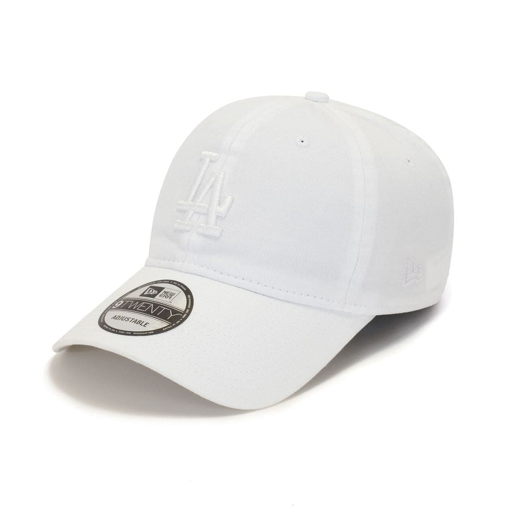 Boné do Los Angeles Dodgers Aba Curva New Era MLB Strapback 920 White Adulto