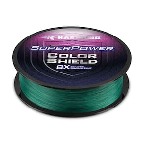 Linha de pesca KastKing Superpower ColorShield 80 lb/500 jardas X8