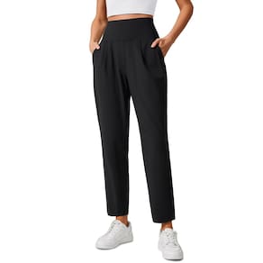 Calças de ioga CRZ YOGA Butterlift Ankle para mulheres pretas XXS