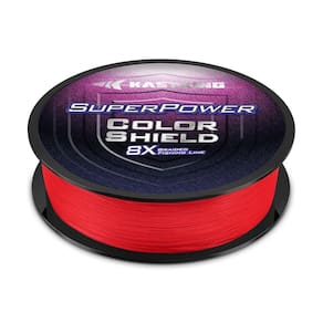 Linha de pesca KastKing Superpower ColorShield 80 LB 500 jardas X8