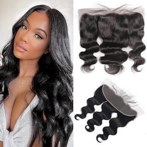 Fecho frontal de renda UDesire 12A Brazilian Body Wave 18