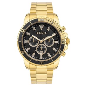 Relógio Euro Feminino Ref: Euos2aab/4p Cronógrafo Dourado