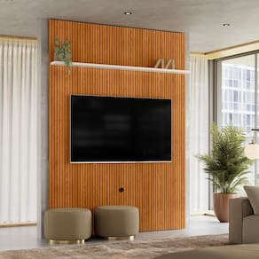 Painel Piso-Teto New Interlagos Cinamomo Off White Madetec