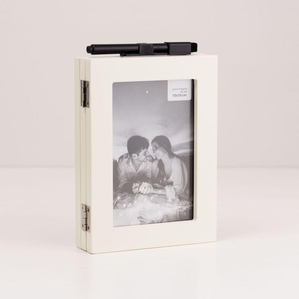 Porta Retrato Dobravel Caneta E Lousa