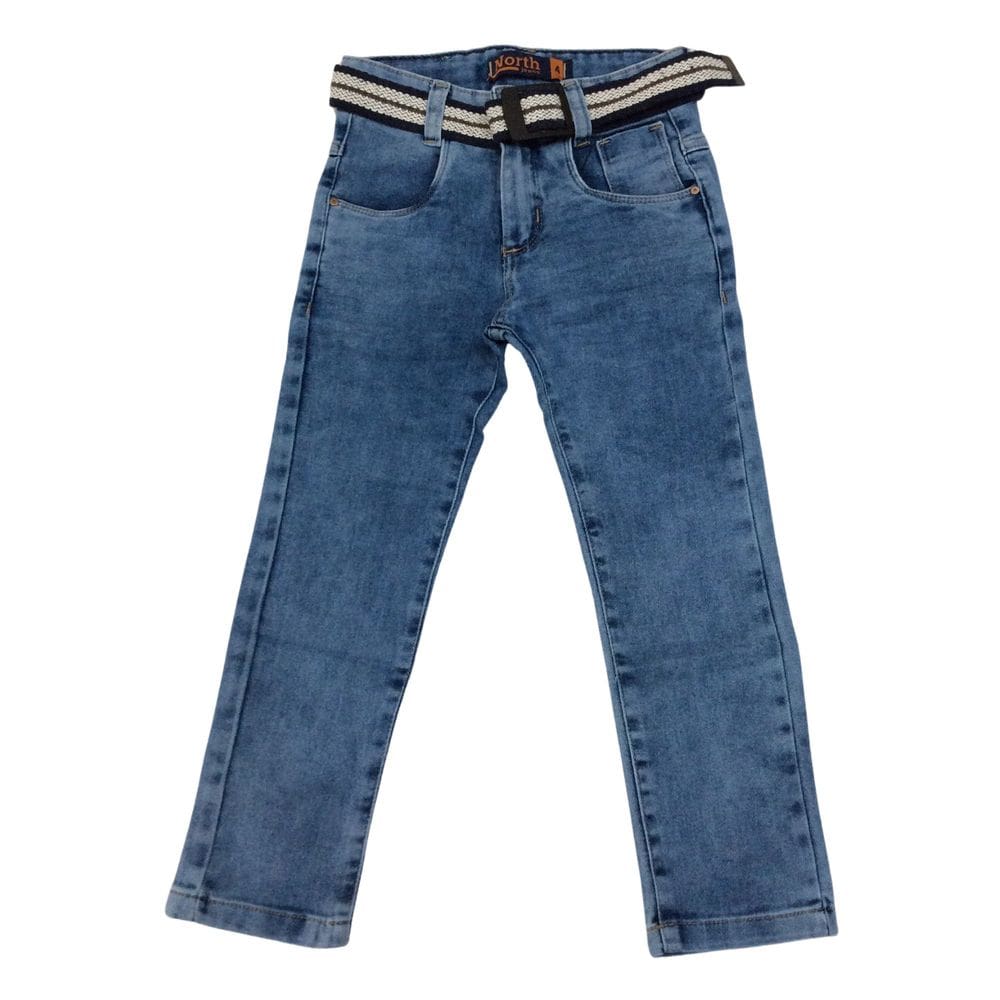 Calça Jeans Infantil com cinto