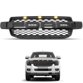 Grade Frontal Ranger 2024 A 2026 Modelo Raptor Preto Com Led