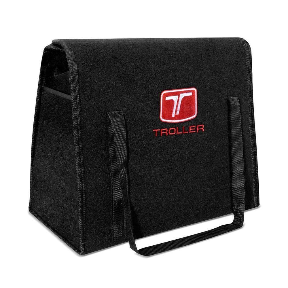 Bolsa Organizadora Porta Malas Logo Troller Carpete Preto 20 Litros