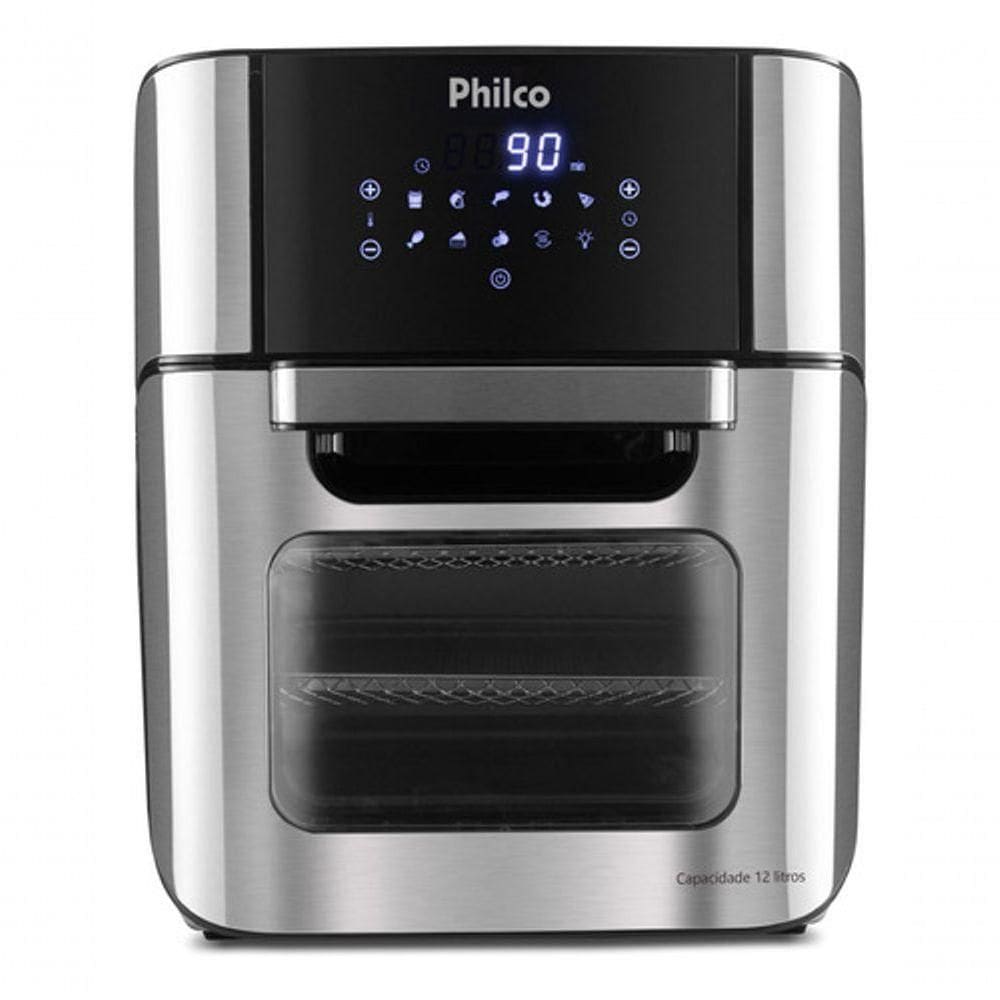 Fritadeira Air Fryer Oven Philco Sem Oleo PFR2250V 4 Em 1 12L 1800W Preto 220V