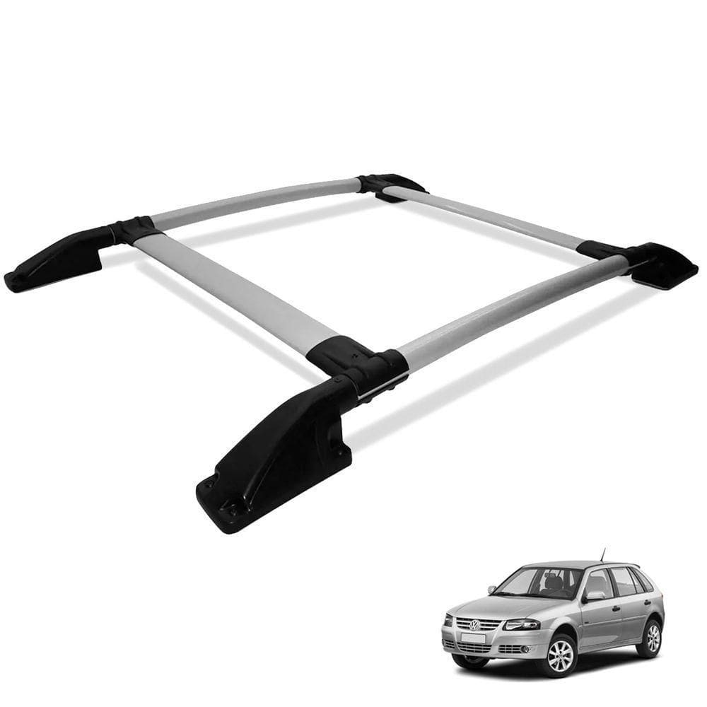 Rack Bagageiro Teto Gol G4 1998 A 2008 Tubolar Prata