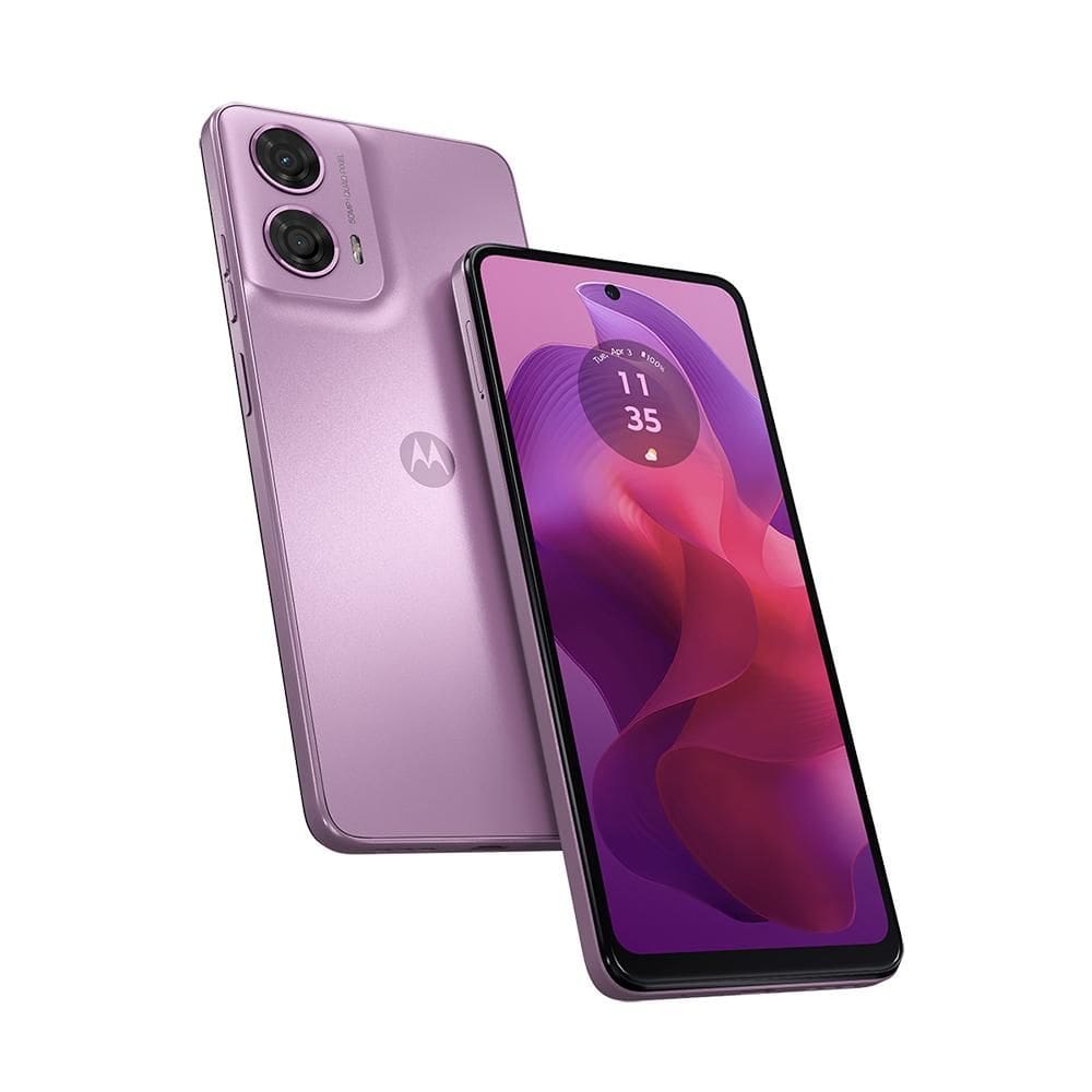 Smartphone Motorola Moto G24 4G 256GB 4GB RAM Câmera Traseira 50MP + 2MP Selfie 8MP 6.6" Rosa