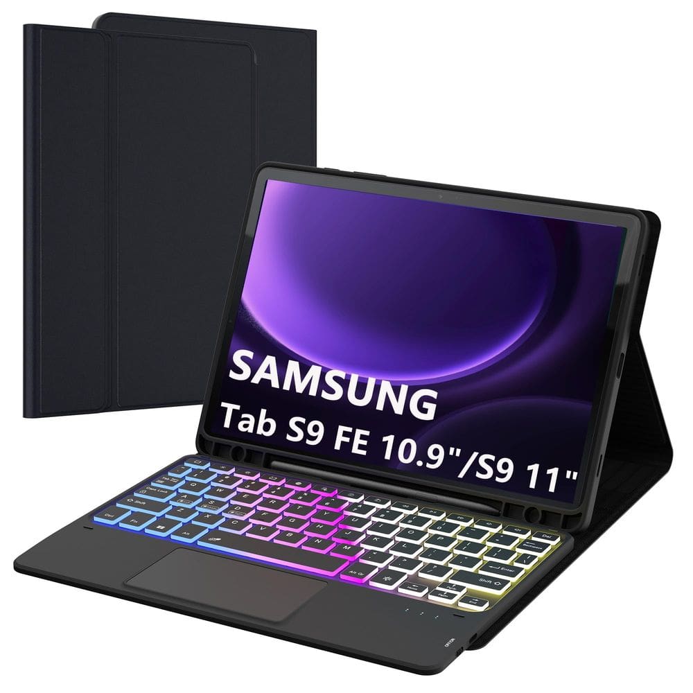 Capa de teclado para Samsung Galaxy Tab S9 FE 10.9/S9 11