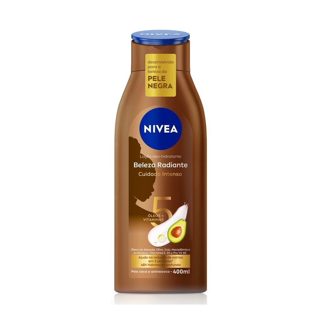Hidratante Desodorante Nivea Beleza Radiante Cuidado Intenso 400ml