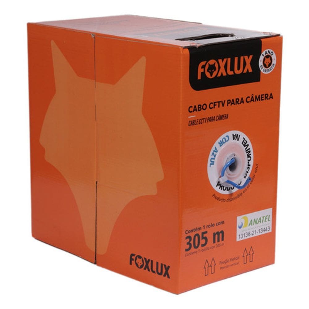 Cabo Cftv Para Camera Foxlux