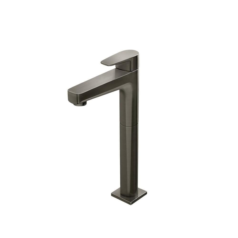 Torneira De Lavatório Cuba De Apoio - Ônix Escovado - Led