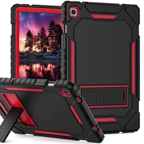Capa Grifobes para Samsung Galaxy Tab A9 Plus 11" 2023 preta+vermelha