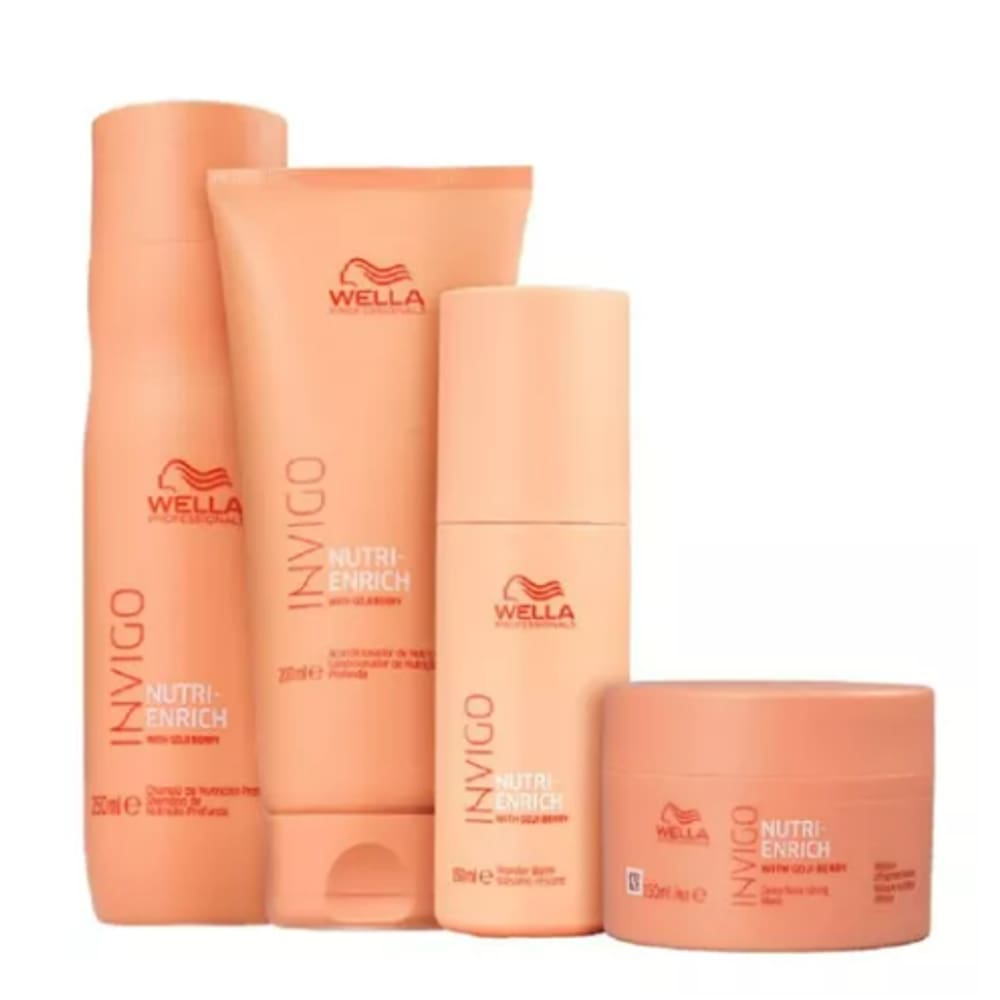 Kit Wella Invigo Nutri-enrich Wonder Balm (4 Produtos)