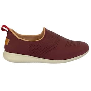 Tênis Usaflex AF0607 Feminino Rebu tecido confortável sem cadarço