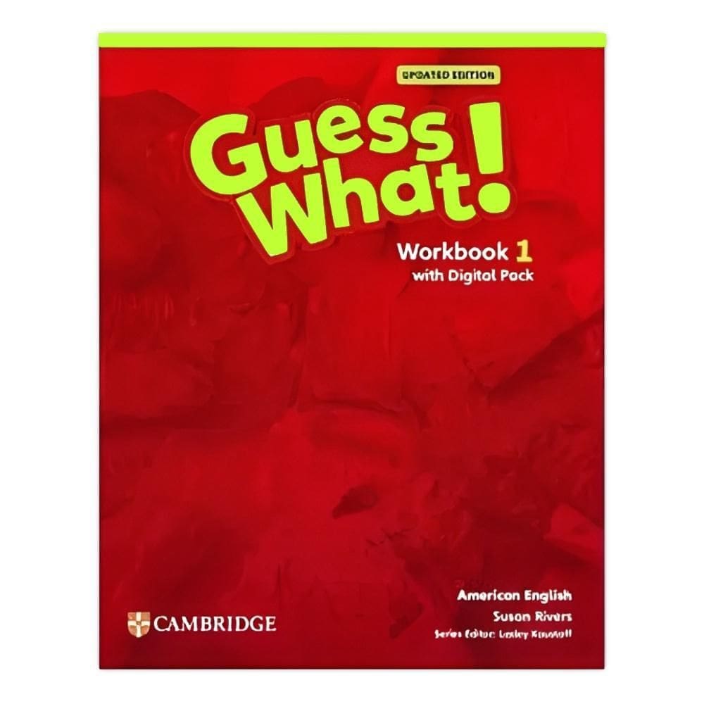 Guess What 1 Workbook With Digital Pack - Editora Cambridge