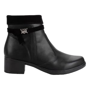 Bota Mississipi MC801 Feminino Preto cano curto saltinho