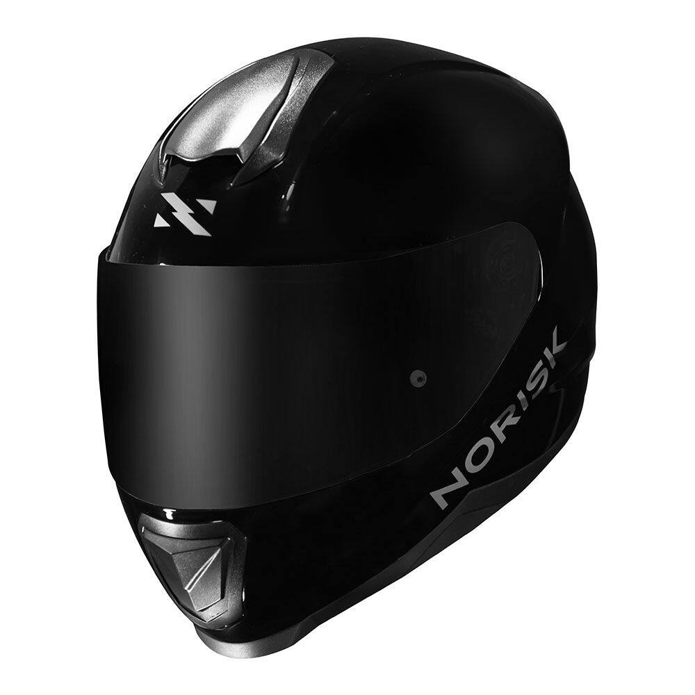 Capacete Norisk Razor Monocolor Preto Brilhante | Casas Bahia