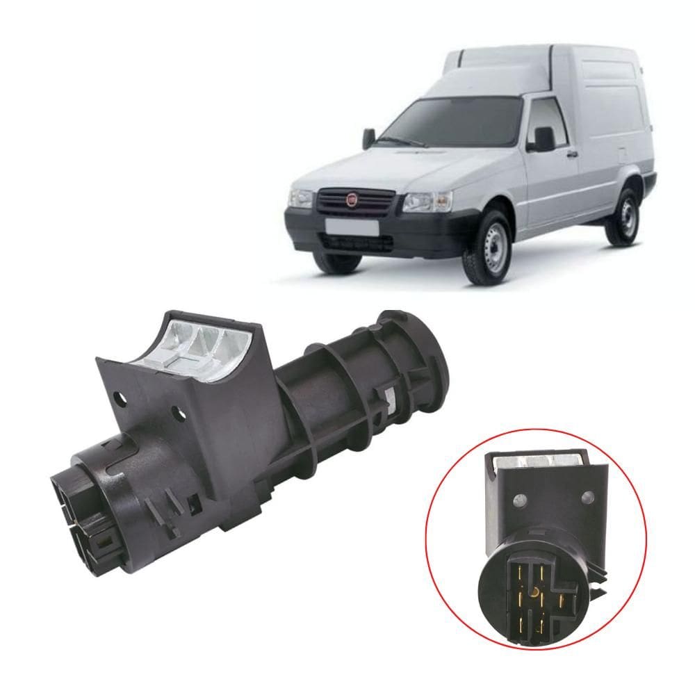 Trava Direção Com Elétrica S/ Cilindro Fiorino Uno 04 A 07 [F103]