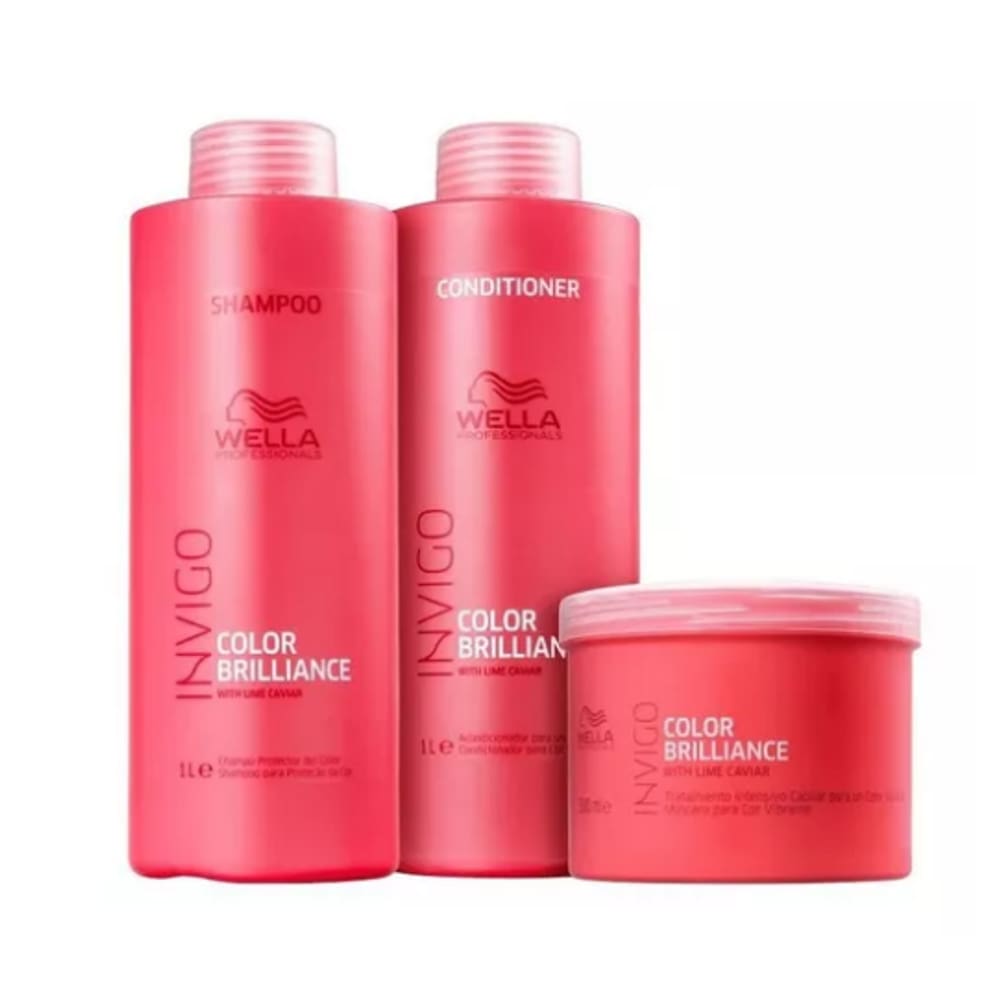 Kit Wella Invigo Color Brilliance 3 Produtos Promocional