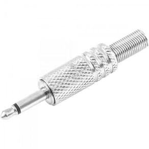 Plug P2 Mono Níquel Com Mola Pgpd0005 Prata Storm - 100un