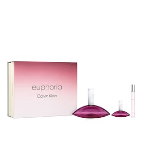 Conjunto de presente Perfume Calvin Klein Euphoria Eau de Parfum de 3 peças