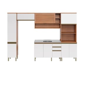Cozinha Completa Modulada 5 Peças com Torre Quente e Gabinete Pia Multimóveis CR20407