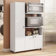 Armário de Cozinha para Forno/Micro-ondas com 3 Portas Multimóveis CR20348