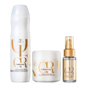Kit Wella Oil Reflections - Shampoo + Máscara + Óleo 30ml