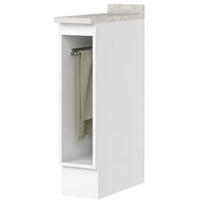 Balcao Porta Toalha Tampo 20cm C362 Americana Branco Calcare Henn