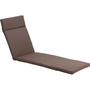 Almofada Para Espreguicadeira 200x55x5cm Lisa - Marrom