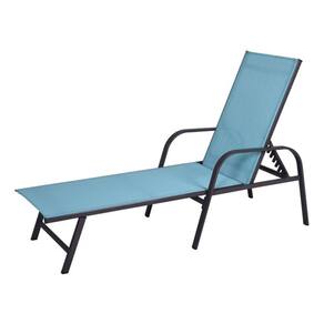 Espreguicadeira Em Aco Ate 5 Posicoes 190x60x103cm - Acqua