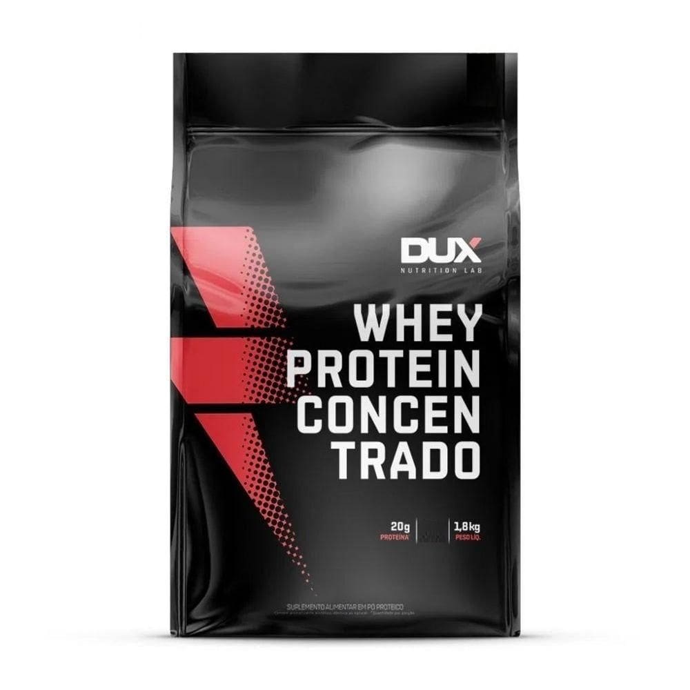 Whey Protein Dux Nutrition Concentrado Refil 1,8kg Baunilha