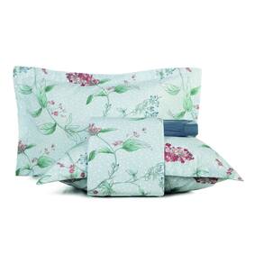 Jogo de Cama 4 Peças Queen Altenburg Toque Acetinado Florescer