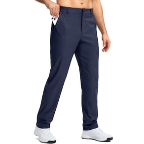 Calças de golfe G Gradual Stretch Dress Quick Dry para homens, azul marinho