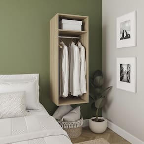 Guarda-roupa Modular 45cm X 120cm Frame Cabecasa Madeiramadeira Acácia