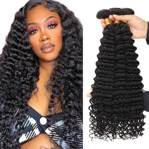 Pacotes de cabelo DiexRlamx Deep Wave 8A Grade Peruvian Virgin