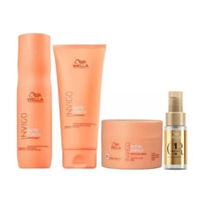 Kit Wella Invigo Nutri-enrich + Oil Reflections (4 Produtos)