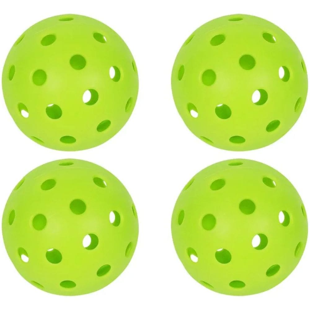 Kit 4 Bolas Jogo Pickleball Leve Profissional 73mm Resistente Bel