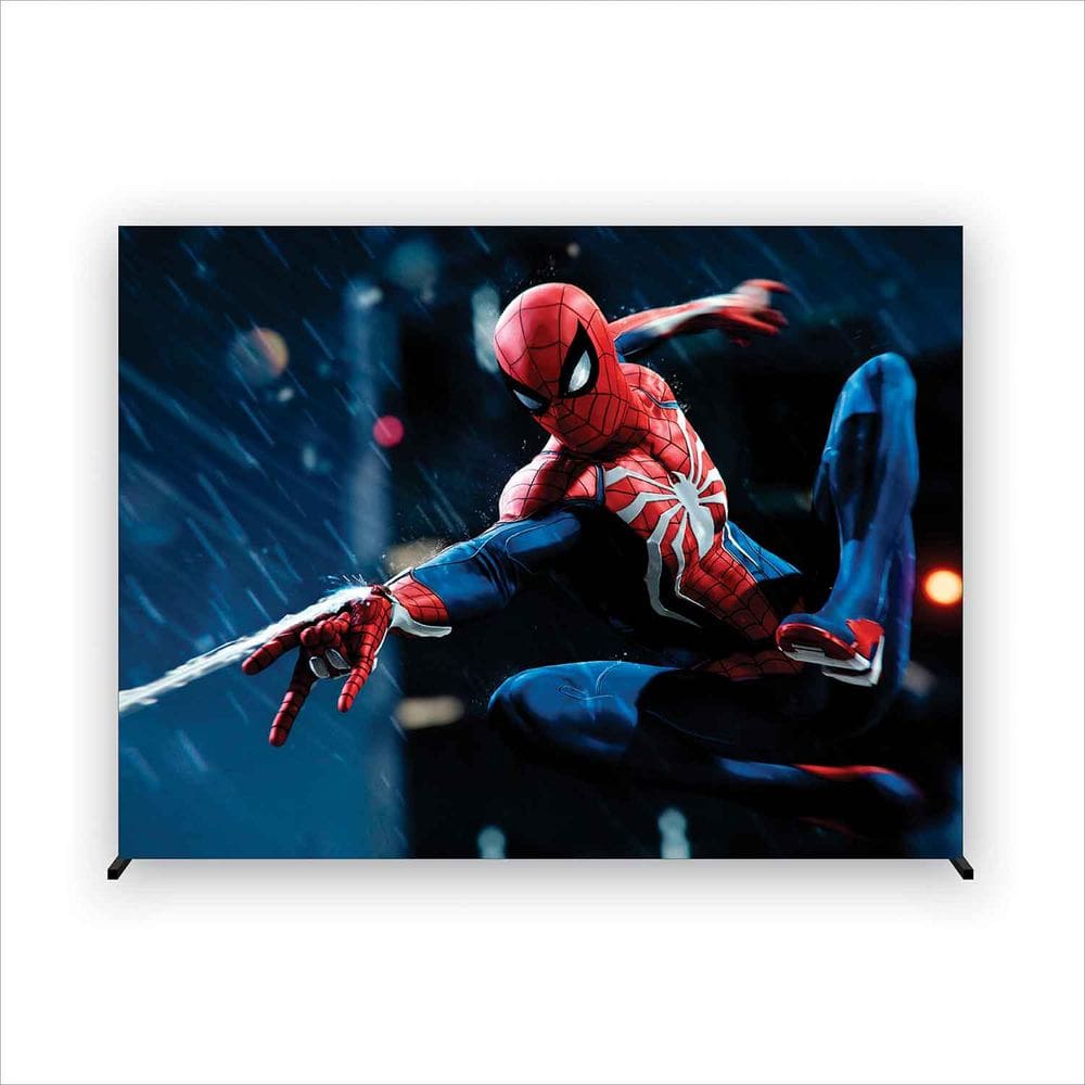 Painel de Festa Retangular Homem Aranha 6,00x3,00 Metros - Fera Print
