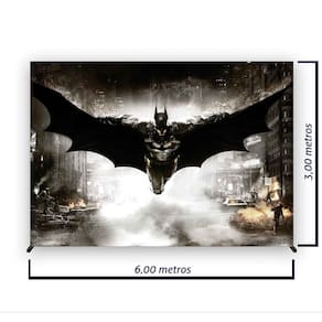 Painel de Festa Retangular Batman Várias Medidas - Fera Print