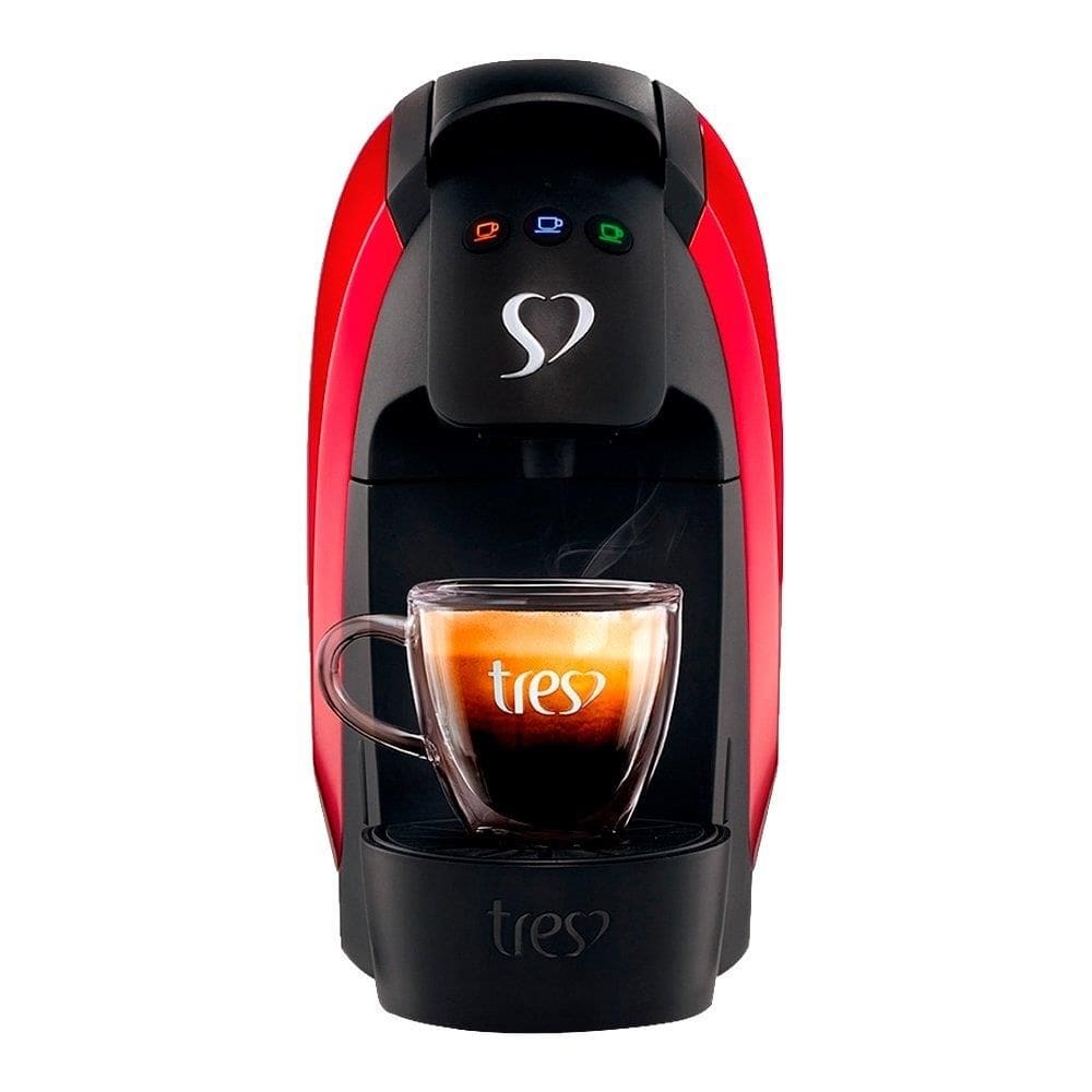 Cafeteira Expresso Três Corações Luna Vermelho