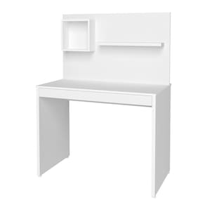 Escrivaninha Com Painel First - Branco 5663