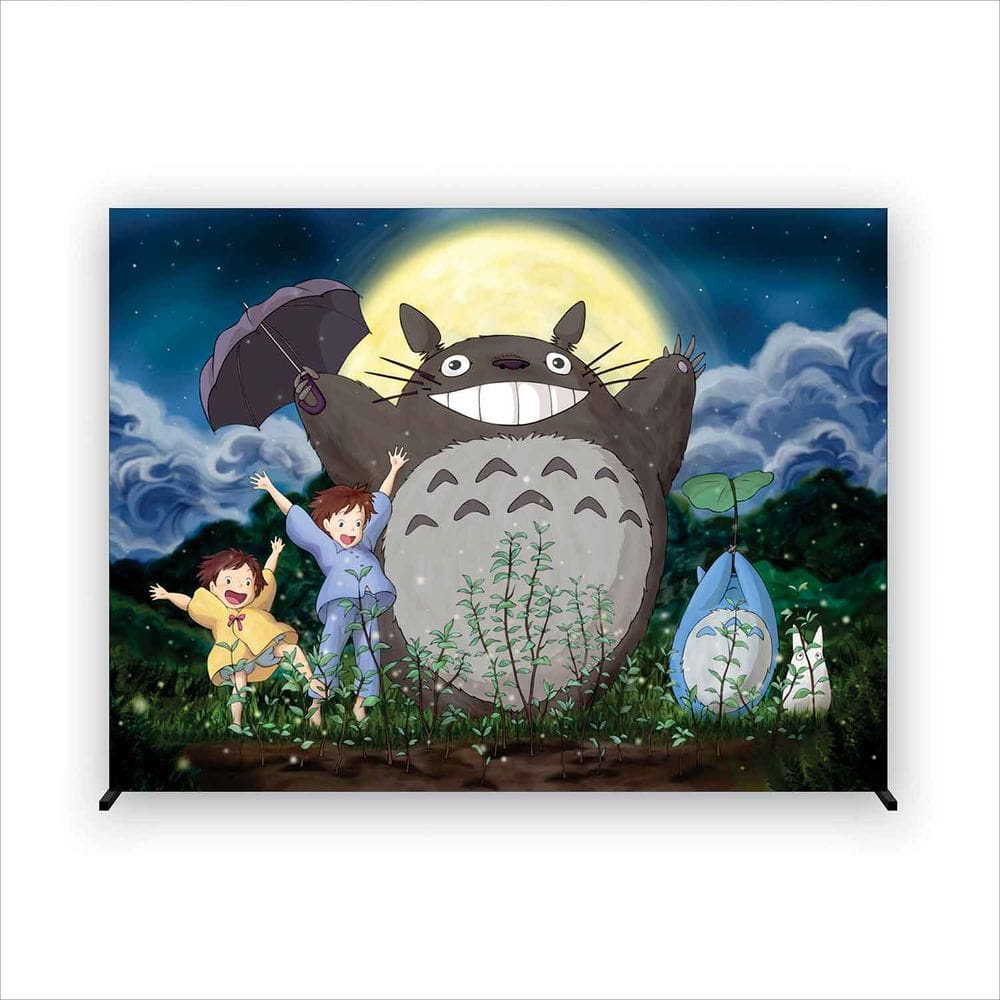 Painel de Festa Retangular Totoro 4,50x3,00 metros - Fera Print