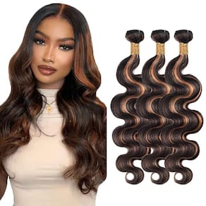 Pacotes de cabelo DiexRlamx Ombre Body Wave 50-50cm P1B/30