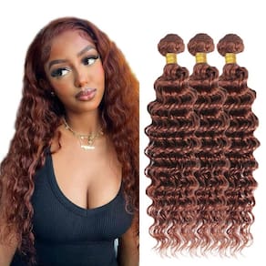 Pacotes de cabelo DiexRlamx Color #30 Deep Wave 56-66cm 300g