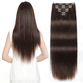 Extensões de cabelo Sisily Clip em cabelo humano real 40cm 140g