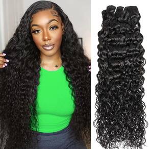 Pacotes de cabelo HOTLOVE Water Wave 30 em cabelo humano 100% virgem